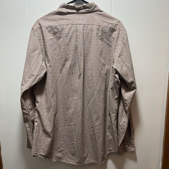 Ralph Lauren 120s 2 Ply Shirt Men's Size Large‎ Gingham Check Long Sleeve - Picture 5 of 5